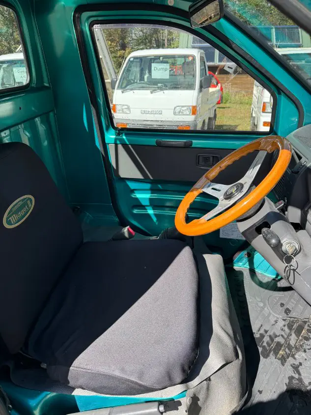 1996 Daihatsu Midget, a green Kei Truck, for sale at Mayberry Mini Trucks in Mount Airy, NC (photo 10 of 13)