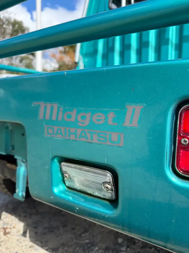 1996 Daihatsu Midget, a green Kei Truck, for sale at Mayberry Mini Trucks in Mount Airy, NC (photo 13 of 13)