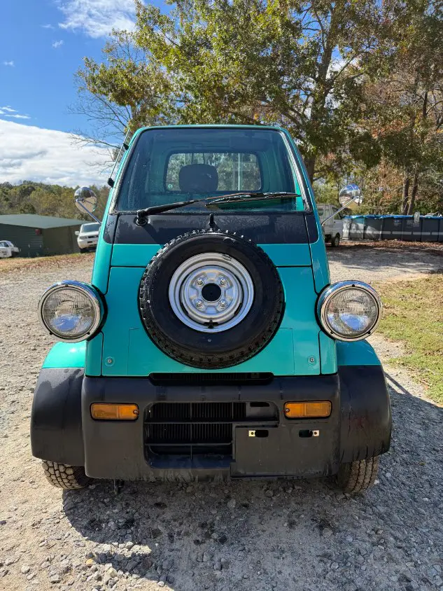 1996 Daihatsu Midget, a green Kei Truck, for sale at Mayberry Mini Trucks in Mount Airy, NC (photo 2 of 13)