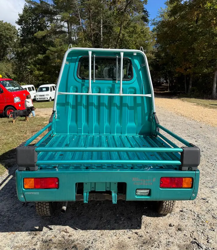 1996 Daihatsu Midget, a green Kei Truck, for sale at Mayberry Mini Trucks in Mount Airy, NC (photo 6 of 13)