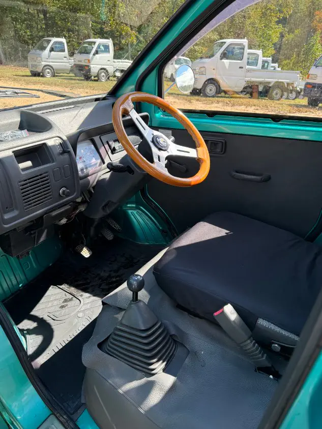 1996 Daihatsu Midget, a green Kei Truck, for sale at Mayberry Mini Trucks in Mount Airy, NC (photo 9 of 13)