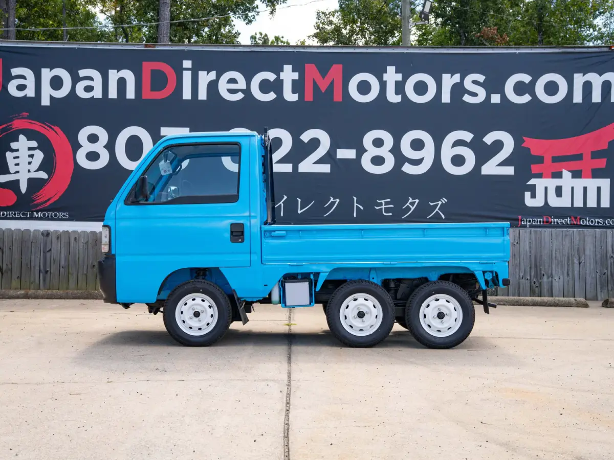 1996 Honda Acty 6-Wheel Kei Truck in blue, for sale at Japan Direct Motors in Irmo, SC (photo 10 of 15)