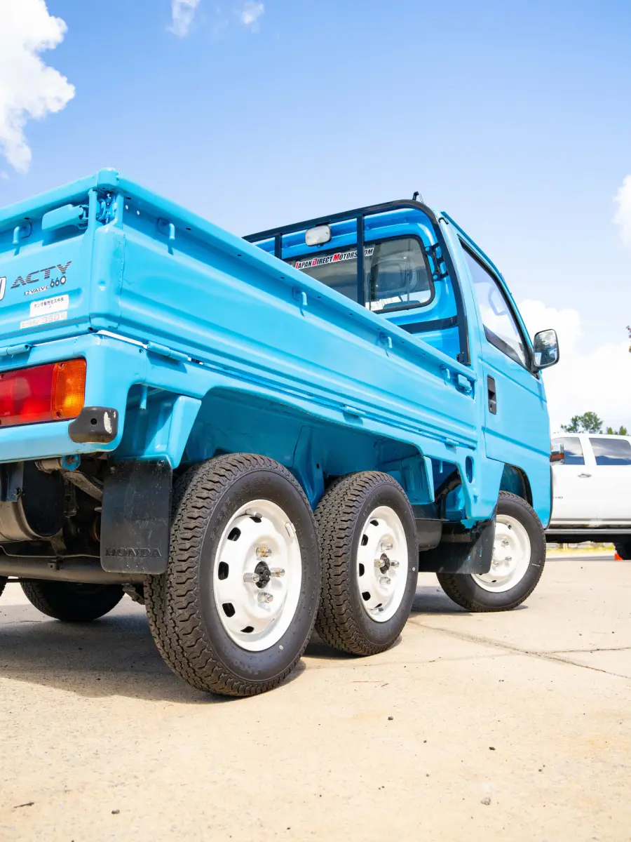 1996 Honda Acty 6-Wheel Kei Truck in blue, for sale at Japan Direct Motors in Irmo, SC (photo 14 of 15)