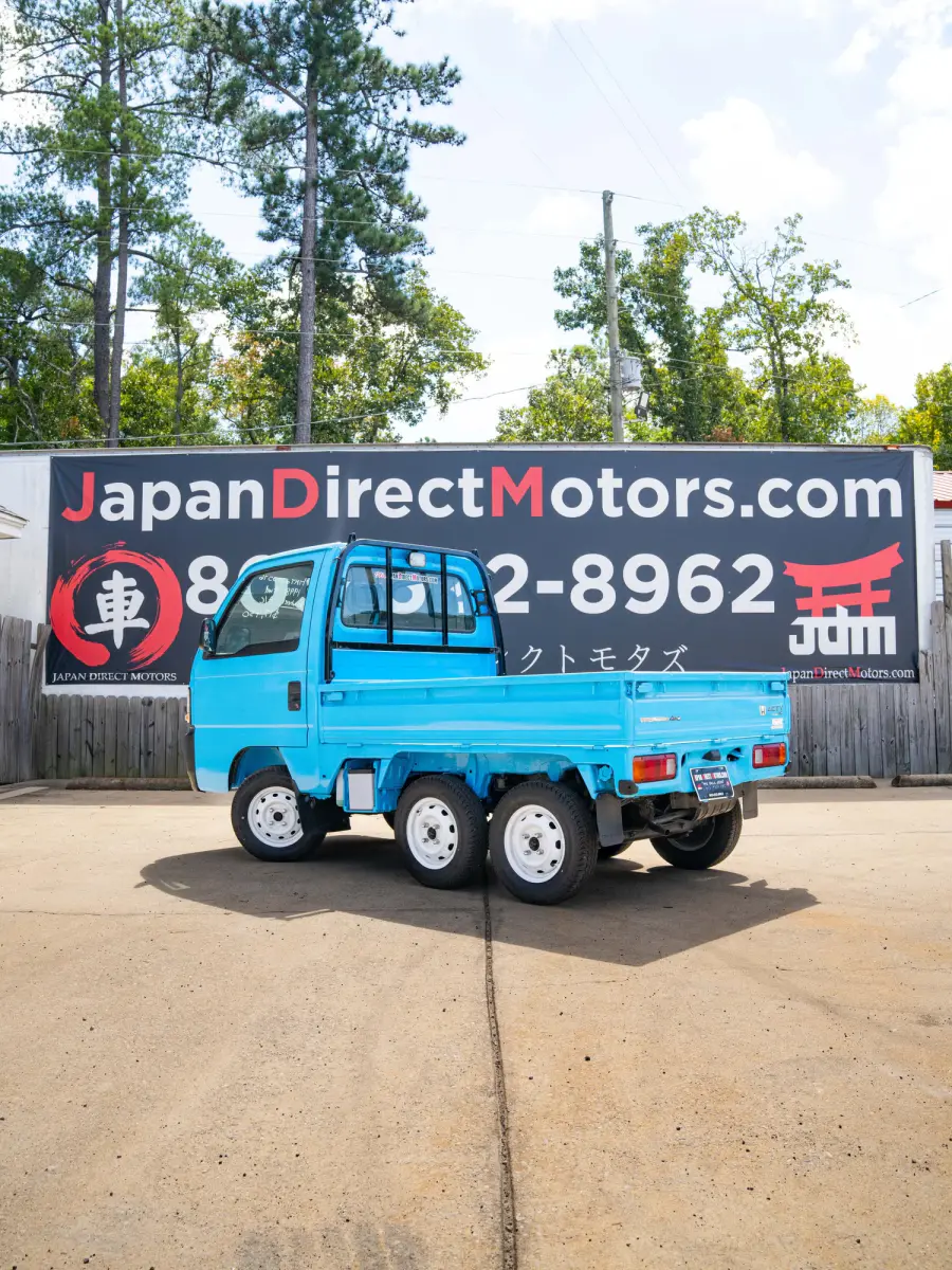 1996 Honda Acty 6-Wheel Kei Truck in blue, for sale at Japan Direct Motors in Irmo, SC (photo 2 of 15)