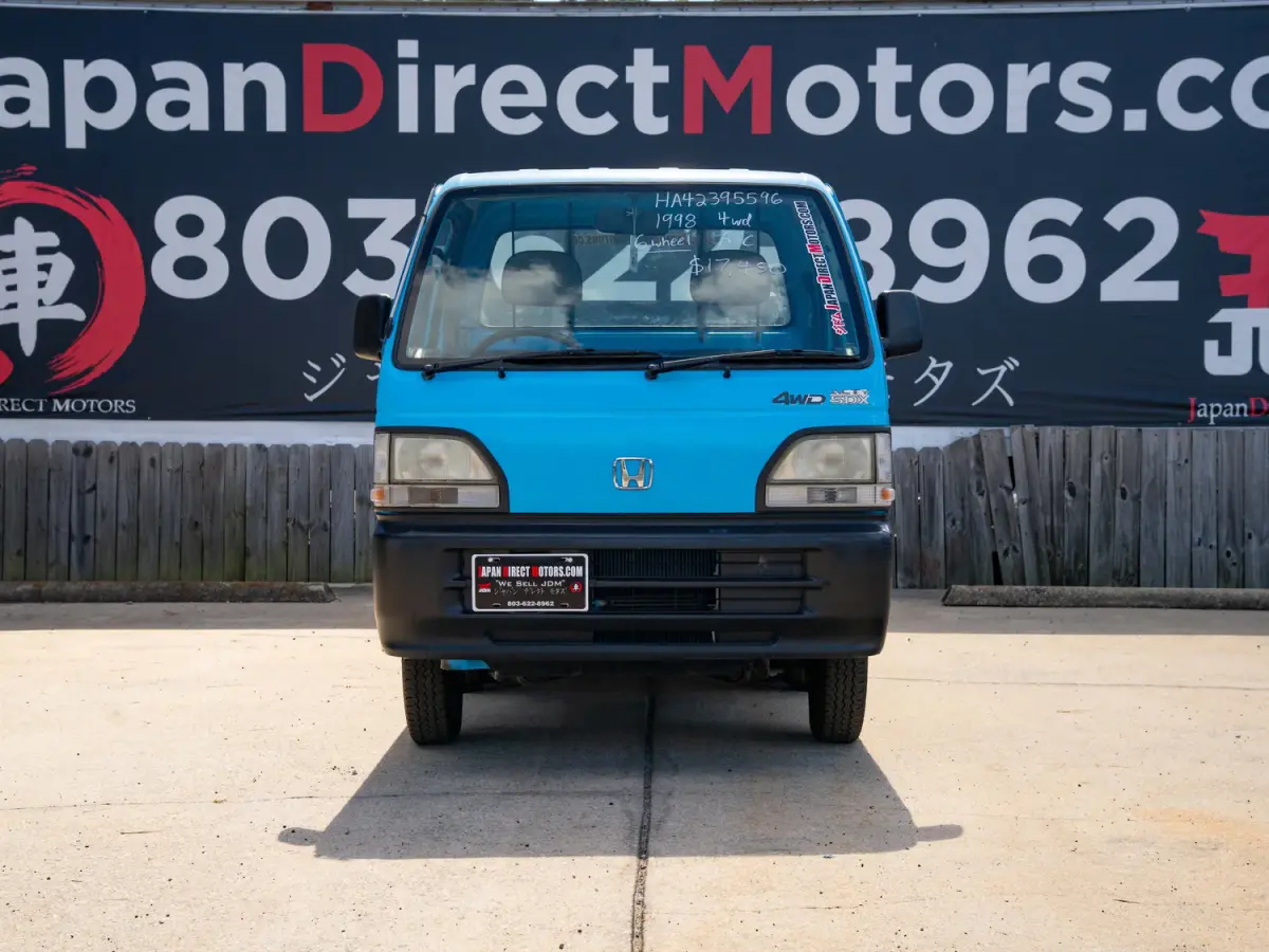1996 Honda Acty 6-Wheel Kei Truck in blue, for sale at Japan Direct Motors in Irmo, SC (photo 4 of 15)