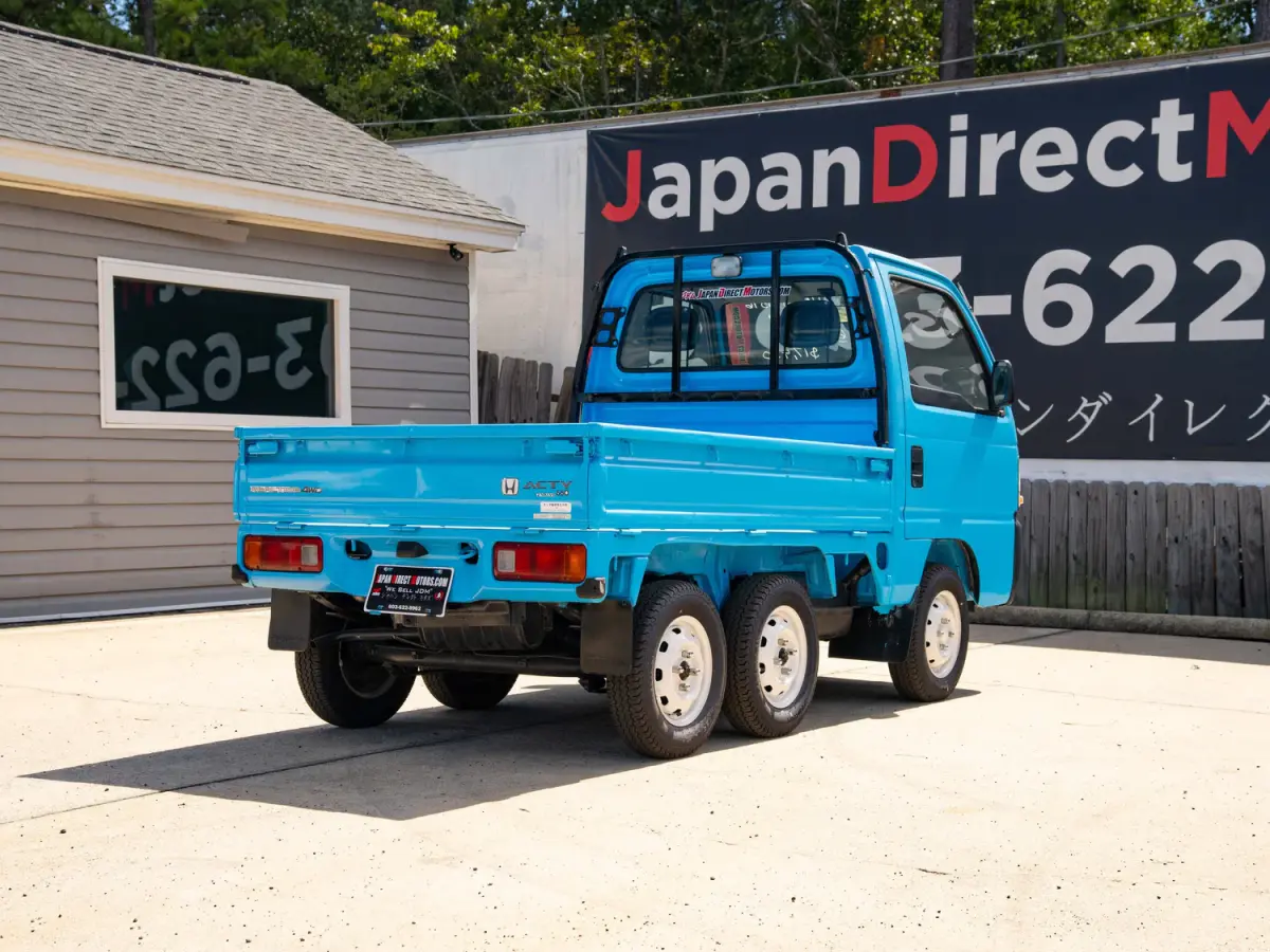 1996 Honda Acty 6-Wheel Kei Truck in blue, for sale at Japan Direct Motors in Irmo, SC (photo 7 of 15)