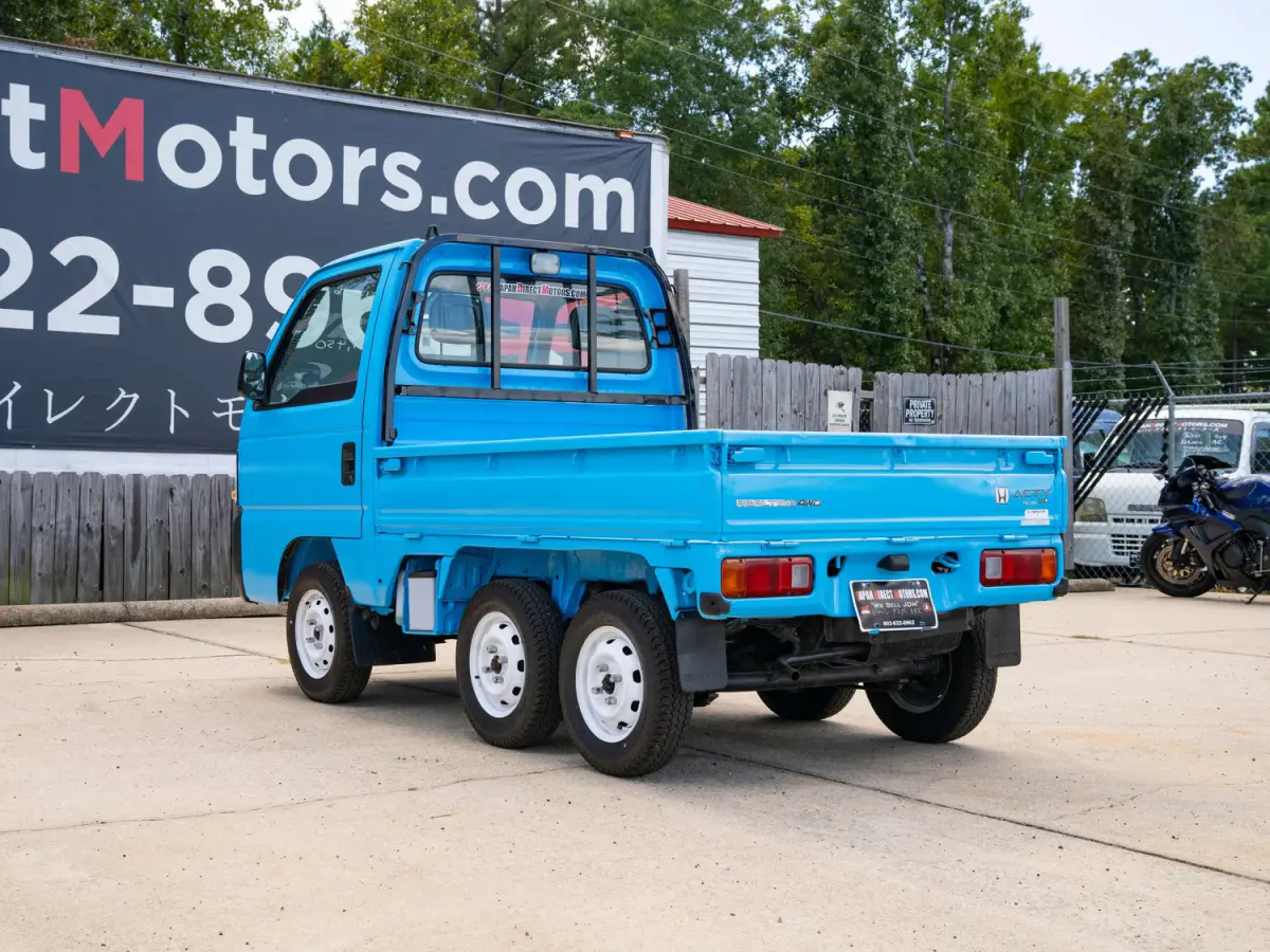 1996 Honda Acty 6-Wheel Kei Truck in blue, for sale at Japan Direct Motors in Irmo, SC (photo 9 of 15)