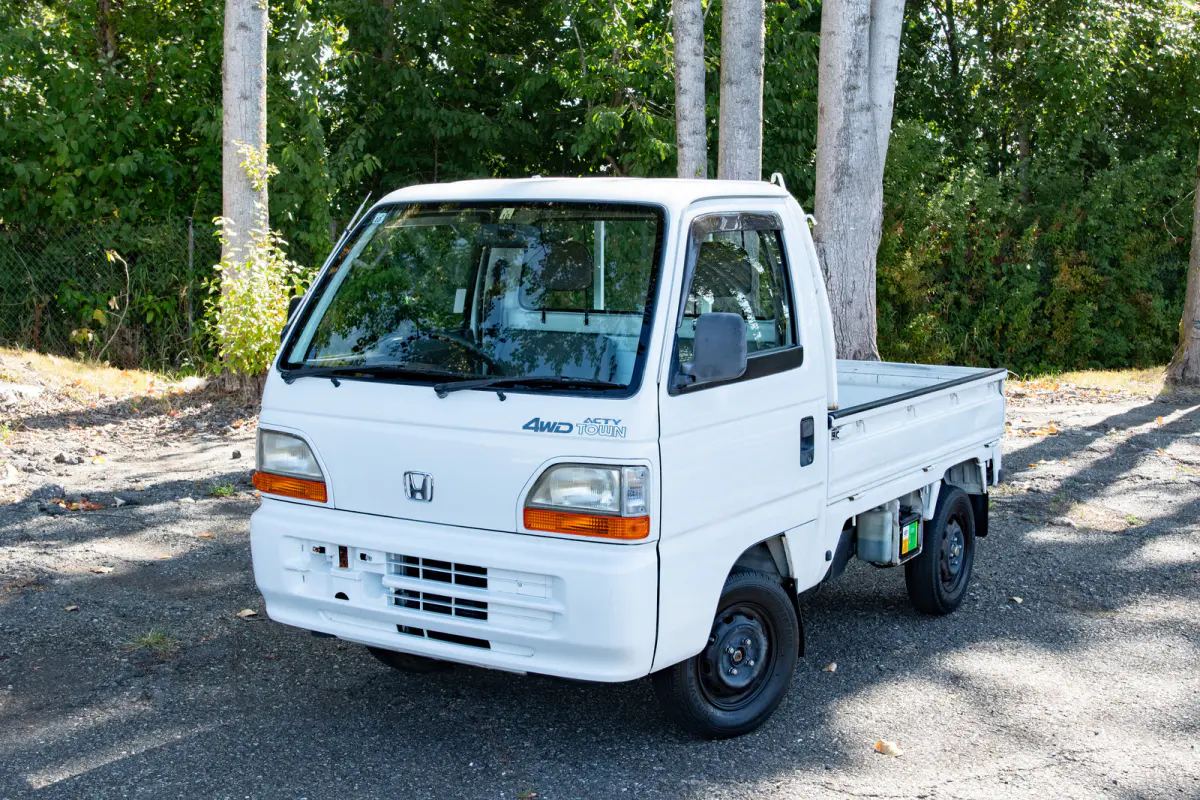 1996 Honda Acty Town, a tan Kei Truck, for sale at The Import Guys in Ferndale, WA (photo 1 of 12)