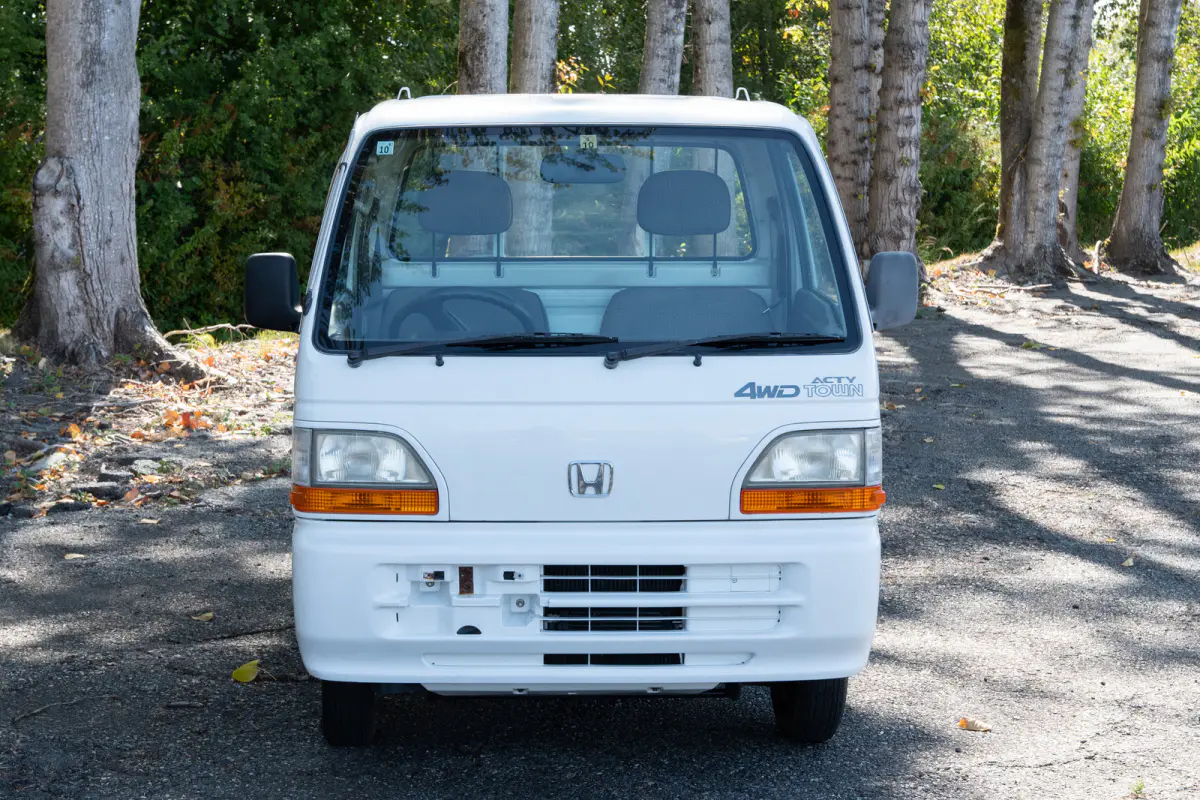 1996 Honda Acty Town, a tan Kei Truck, for sale at The Import Guys in Ferndale, WA (photo 2 of 12)