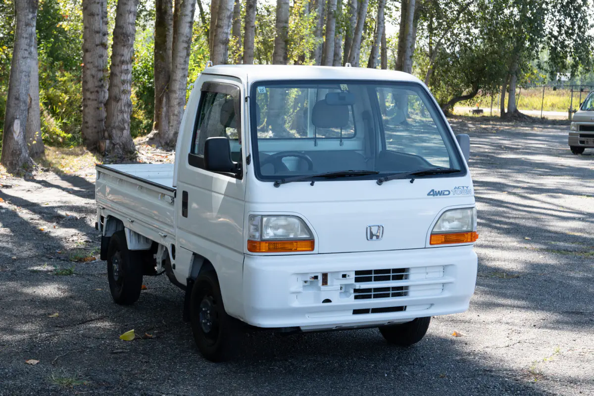 1996 Honda Acty Town, a tan Kei Truck, for sale at The Import Guys in Ferndale, WA (photo 3 of 12)