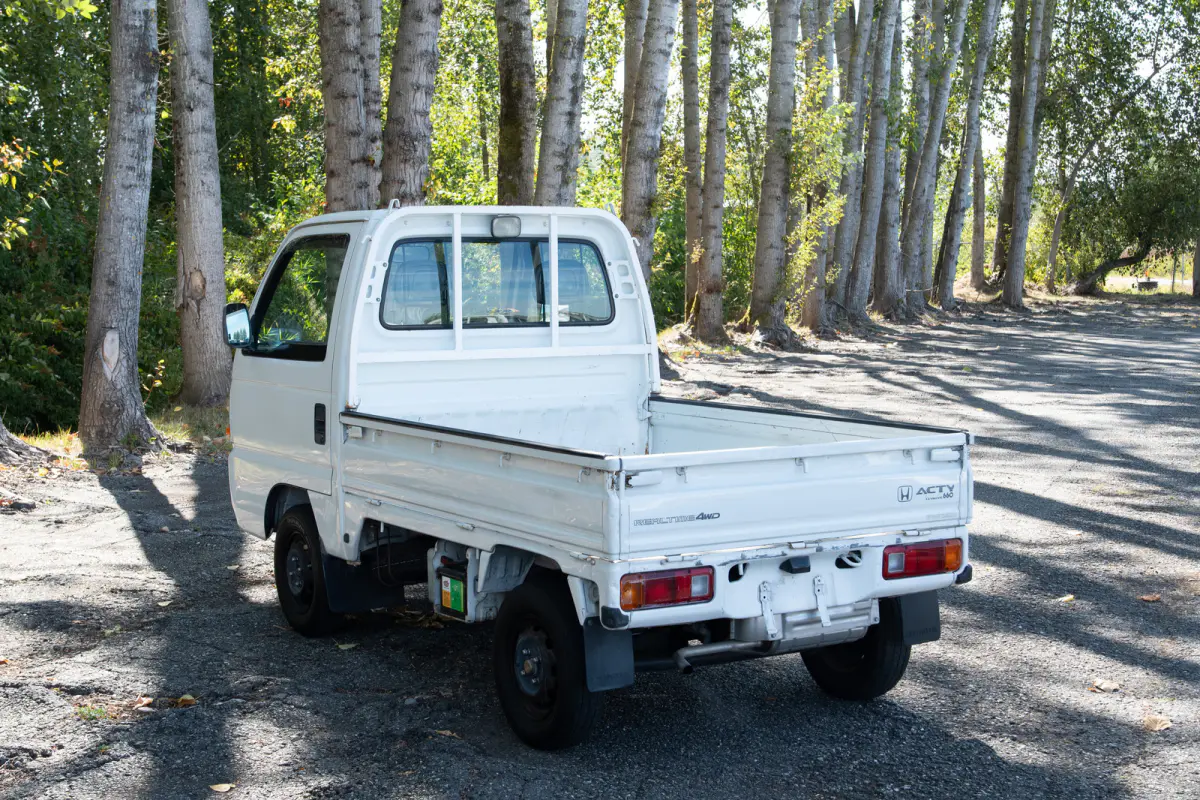 1996 Honda Acty Town, a tan Kei Truck, for sale at The Import Guys in Ferndale, WA (photo 4 of 12)