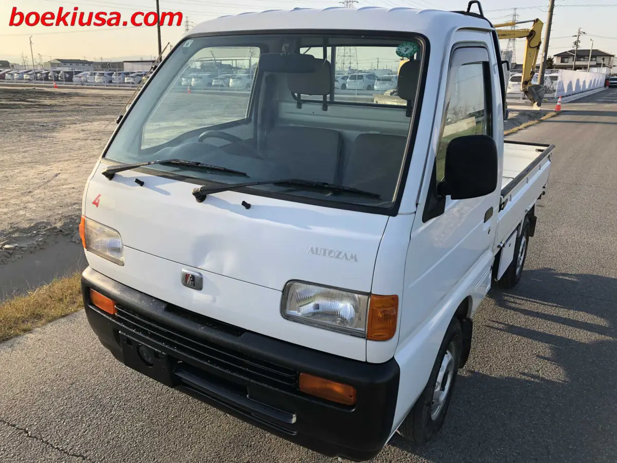 1996 Mazda Scrum 4x4, a white Kei Truck, for sale at Boeki USA in Paterson, NJ (photo 2 of 20)