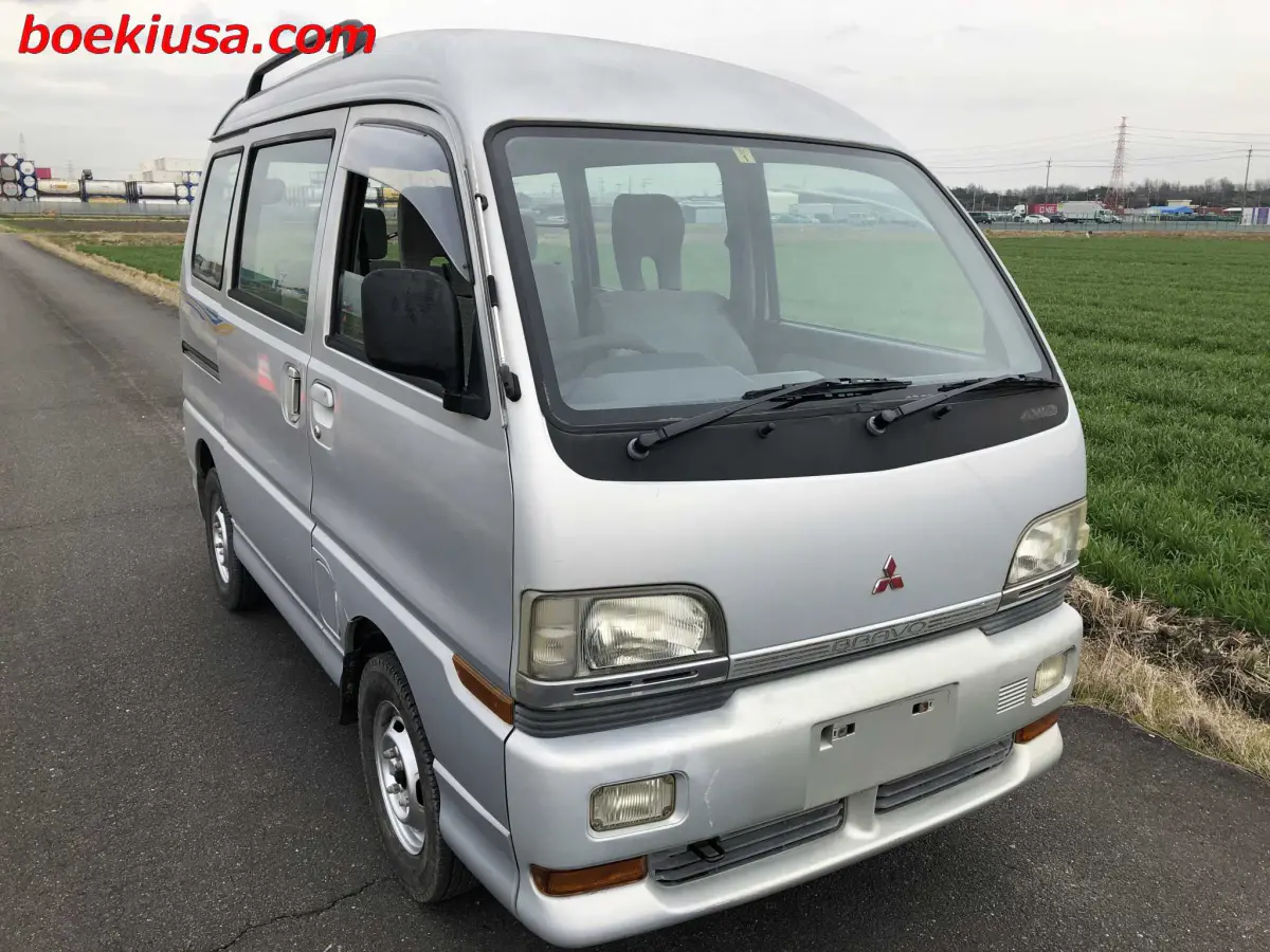 1996 Mitsubishi Bravo Van 4x4, a silver Kei Van, for sale at Boeki USA in Paterson, NJ (photo 1 of 20)