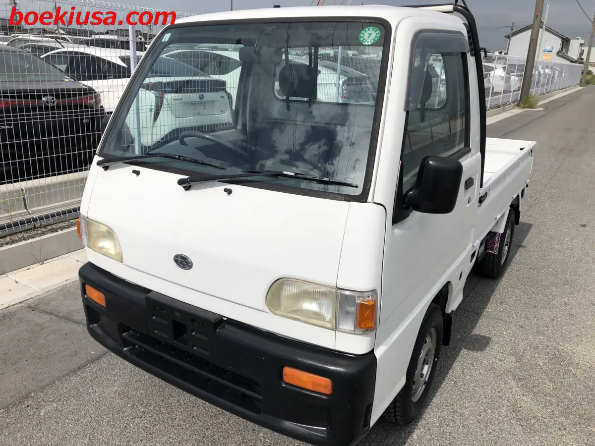1996 Subaru Sambar 4x4, a white Kei Truck, for sale at Boeki USA in Paterson, NJ (photo 2 of 20)