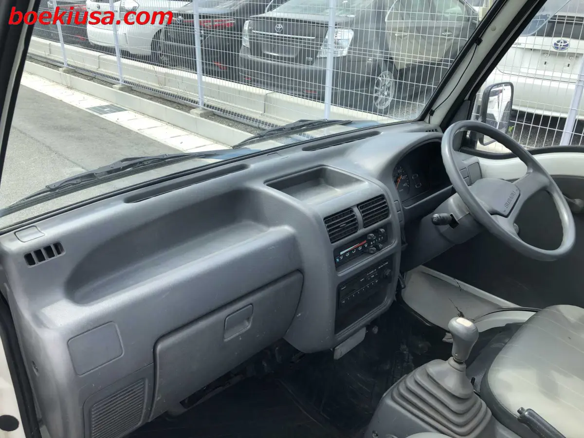 1996 Subaru Sambar 4x4, a white Kei Truck, for sale at Boeki USA in Paterson, NJ (photo 9 of 20)