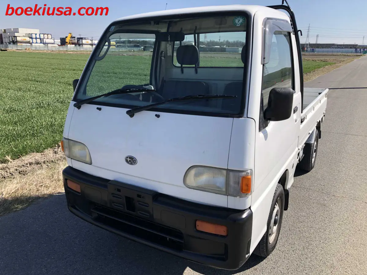 1996 Subaru Sambar, a white Kei Truck, for sale at Boeki USA in Paterson, NJ (photo 2 of 20)