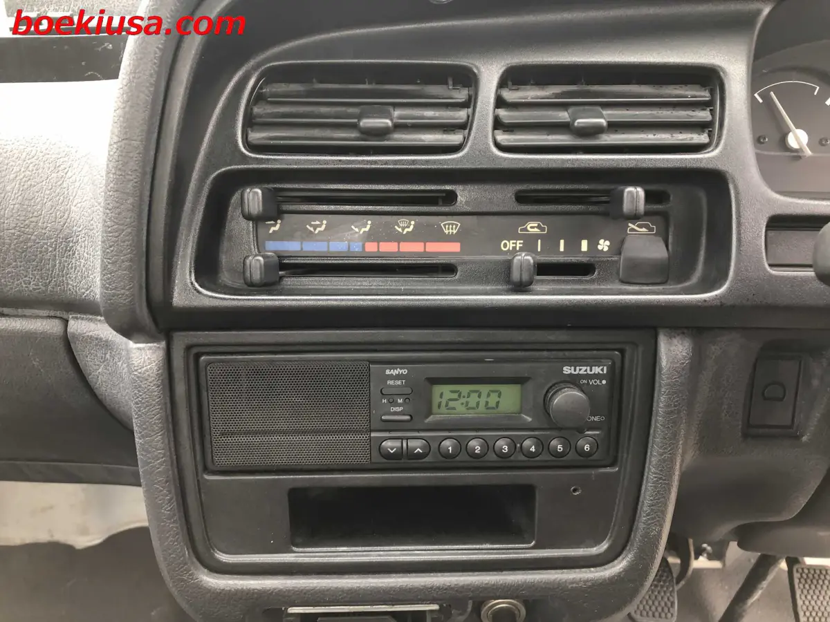 1996 Suzuki Carry 4x4, a white Kei Truck, for sale at Boeki USA in Paterson, NJ (photo 17 of 20)