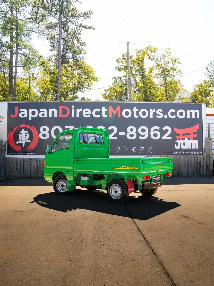 1996 Suzuki Carry, a green Kei Truck, for sale at Japan Direct Motors in Irmo, SC (photo 2 of 16)