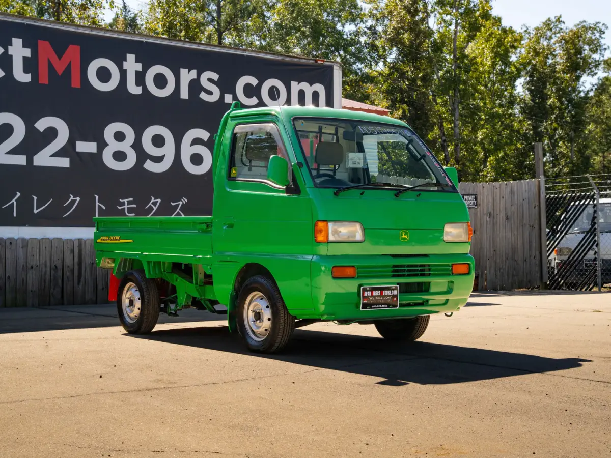 1996 Suzuki Carry, a green Kei Truck, for sale at Japan Direct Motors in Irmo, SC (photo 5 of 16)