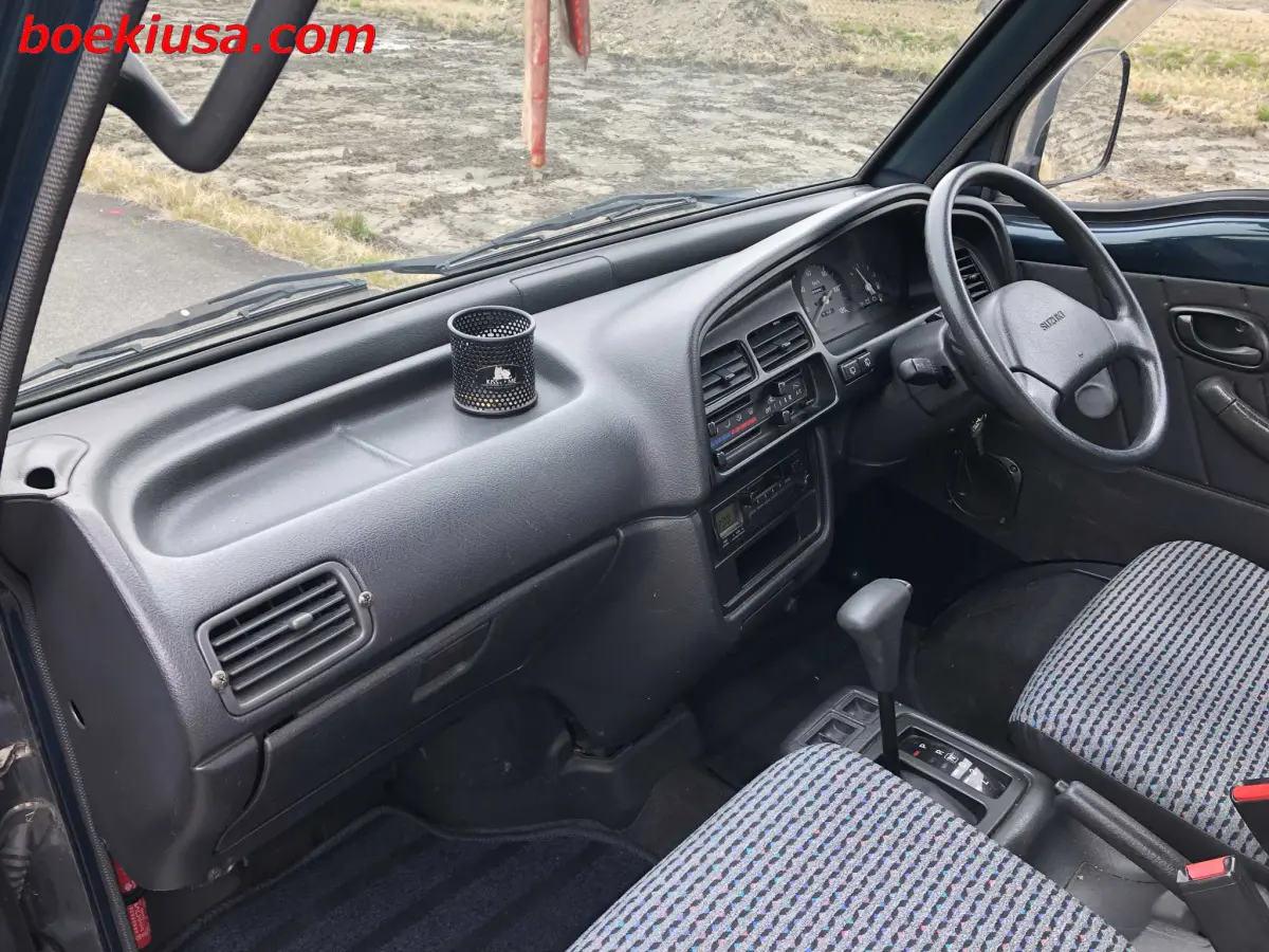 1996 Suzuki Every Van 4x4, a blue Kei Van, for sale at Boeki USA in Paterson, NJ (photo 10 of 20)