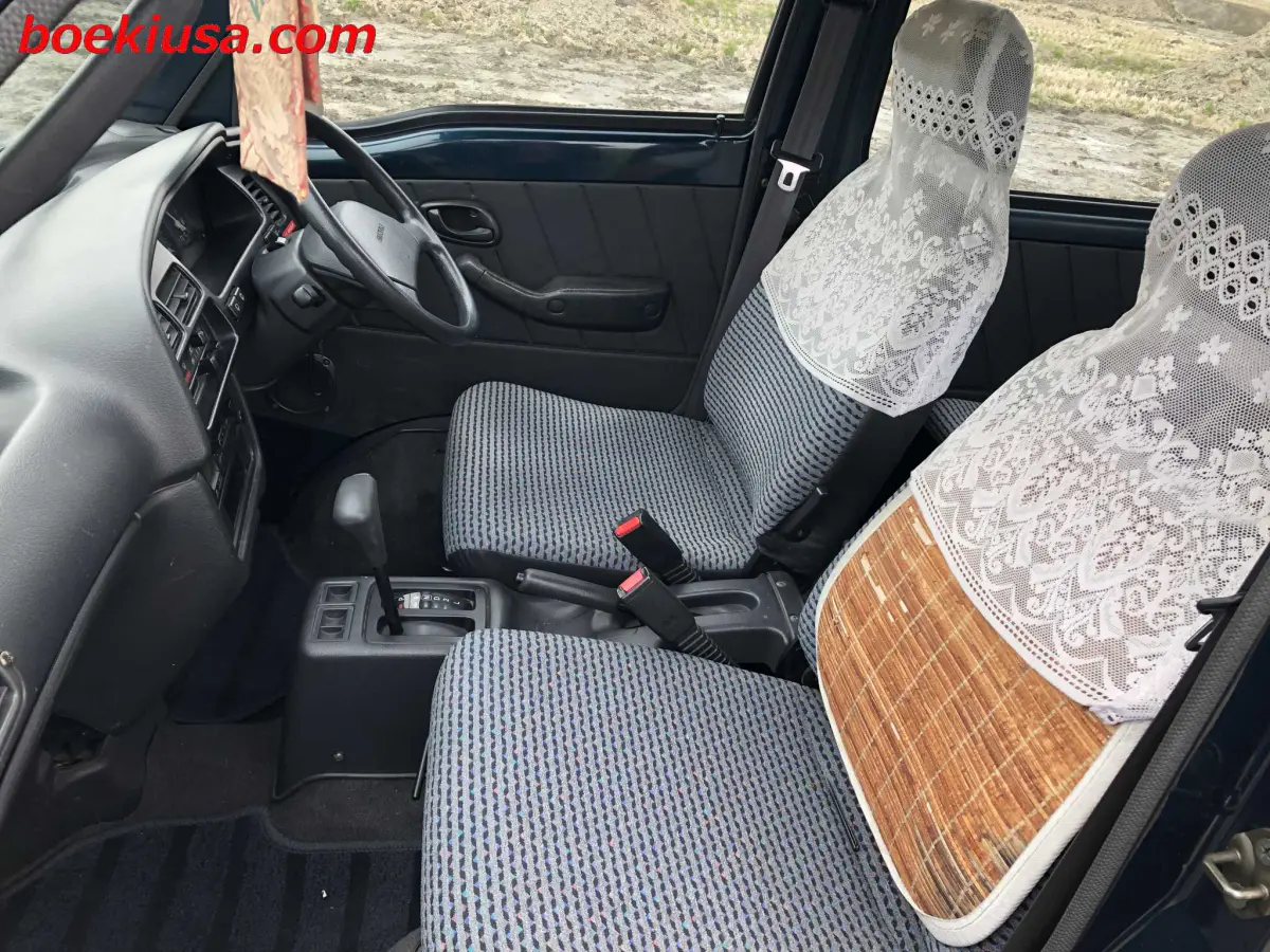 1996 Suzuki Every Van 4x4, a blue Kei Van, for sale at Boeki USA in Paterson, NJ (photo 11 of 20)