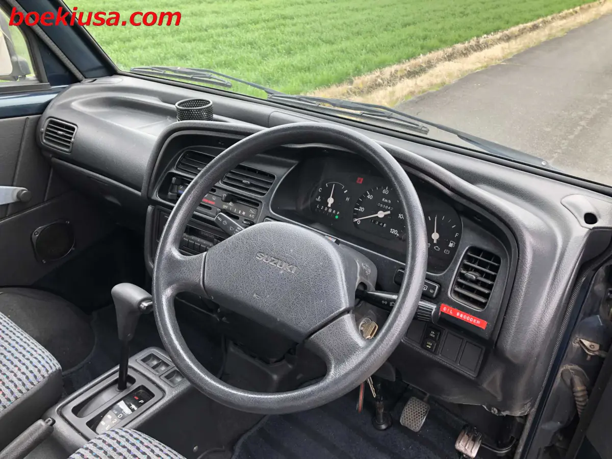 1996 Suzuki Every Van 4x4, a blue Kei Van, for sale at Boeki USA in Paterson, NJ (photo 14 of 20)