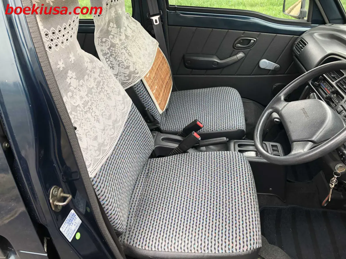 1996 Suzuki Every Van 4x4, a blue Kei Van, for sale at Boeki USA in Paterson, NJ (photo 15 of 20)