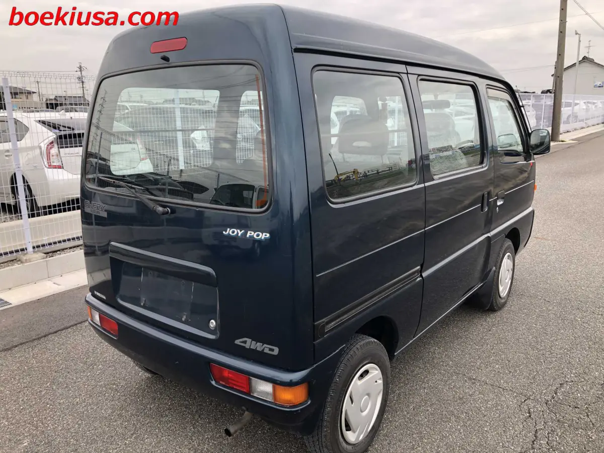 1996 Suzuki Every Van 4x4, a blue Kei Van, for sale at Boeki USA in Paterson, NJ (photo 4 of 20)