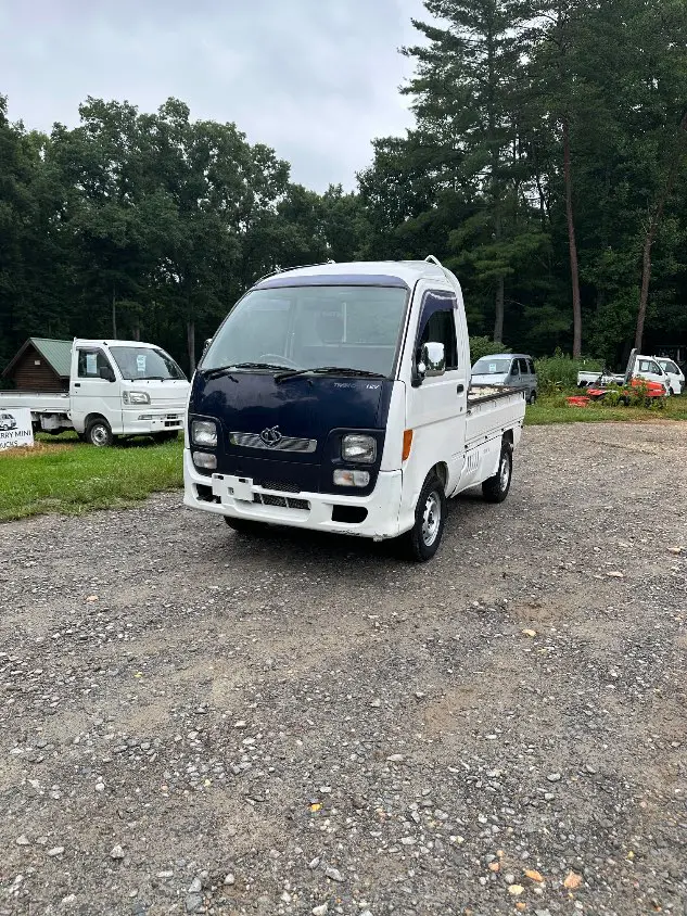 1997 Daihatsu Hijet 4WD, a white Kei Truck, for sale at Mayberry Mini Trucks in Mount Airy, NC (photo 1 of 20)