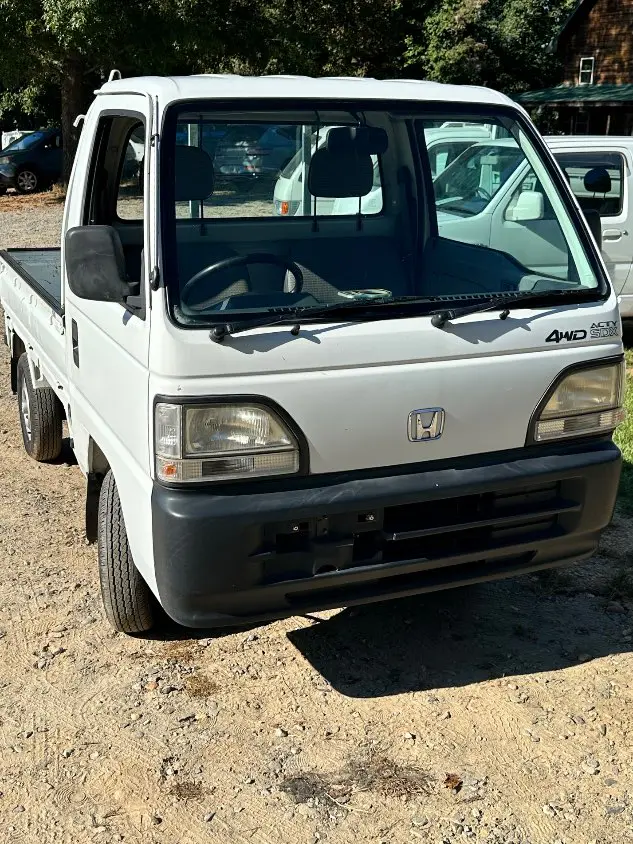 1997 Honda Acty 4WD, a white Kei Truck, for sale at Mayberry Mini Trucks in Mount Airy, NC (photo 3 of 17)