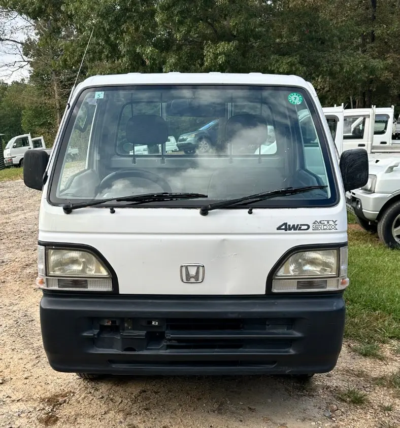 1997 Honda Acty 4WD, a white Kei Truck, for sale at Mayberry Mini Trucks in Mount Airy, NC (photo 2 of 14)