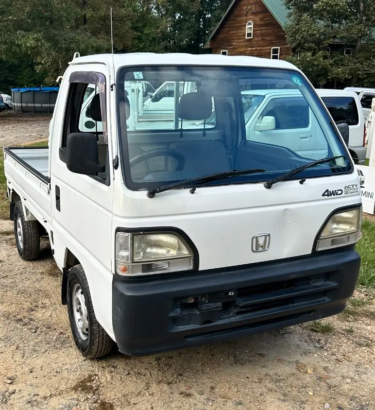 1997 Honda Acty 4WD, a white Kei Truck, for sale at Mayberry Mini Trucks in Mount Airy, NC (photo 3 of 14)