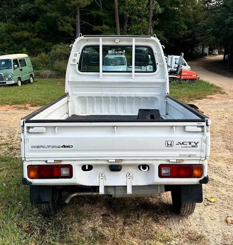 1997 Honda Acty 4WD, a white Kei Truck, for sale at Mayberry Mini Trucks in Mount Airy, NC (photo 6 of 14)
