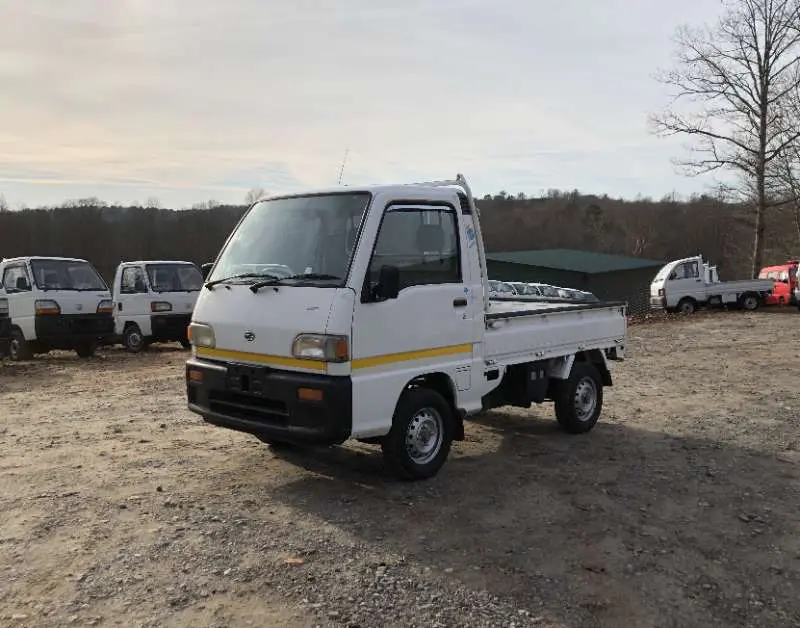 1997 Subaru Sambar 4WD, a white Kei Truck, for sale at Mayberry Mini Trucks in Mount Airy, NC (photo 1 of 20)
