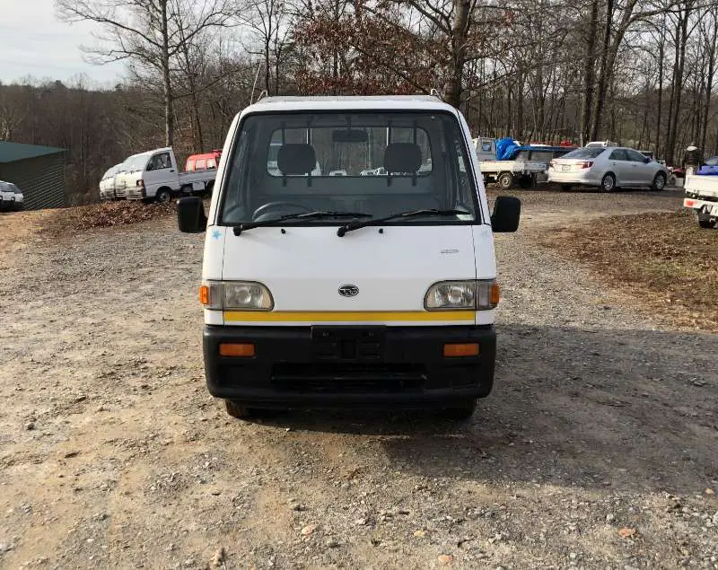 1997 Subaru Sambar 4WD, a white Kei Truck, for sale at Mayberry Mini Trucks in Mount Airy, NC (photo 3 of 20)