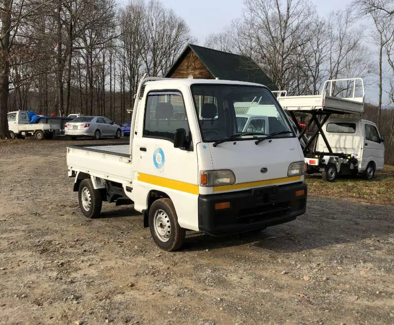 1997 Subaru Sambar 4WD, a white Kei Truck, for sale at Mayberry Mini Trucks in Mount Airy, NC (photo 4 of 20)