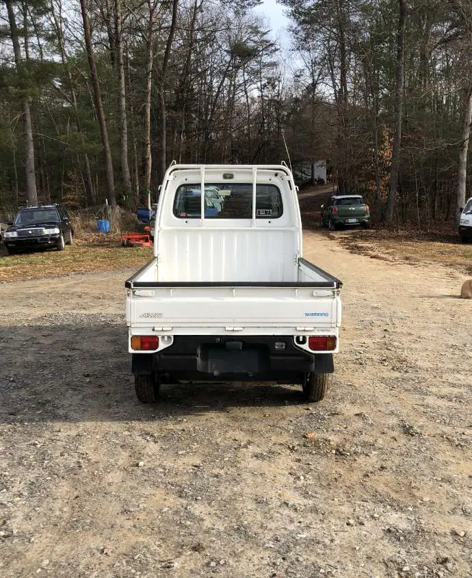 1997 Subaru Sambar 4WD, a white Kei Truck, for sale at Mayberry Mini Trucks in Mount Airy, NC (photo 7 of 20)