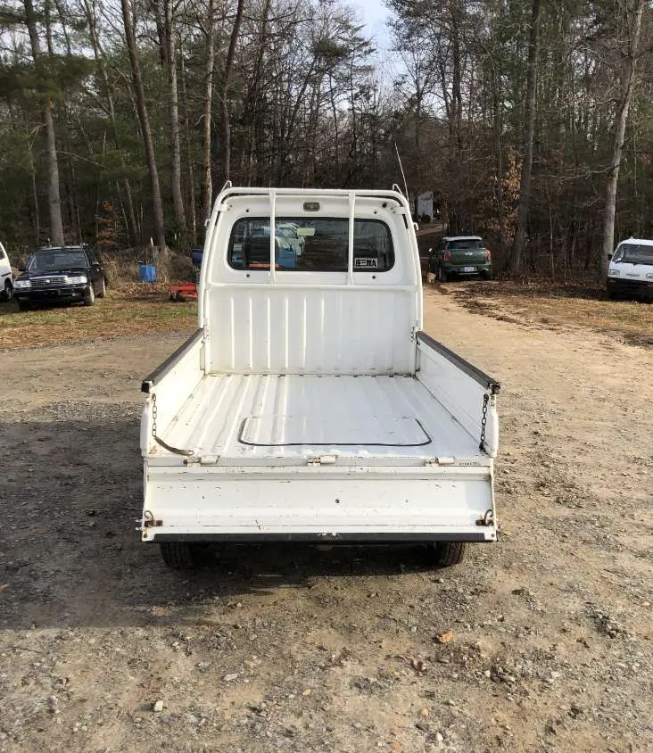 1997 Subaru Sambar 4WD, a white Kei Truck, for sale at Mayberry Mini Trucks in Mount Airy, NC (photo 8 of 20)