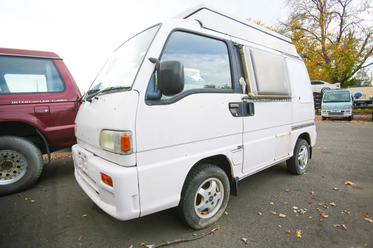1997 Subaru Sambar Camper, a Kei Truck, for sale at Street Legal Mini Trucks in Philadelphia, PA (photo 10 of 19)