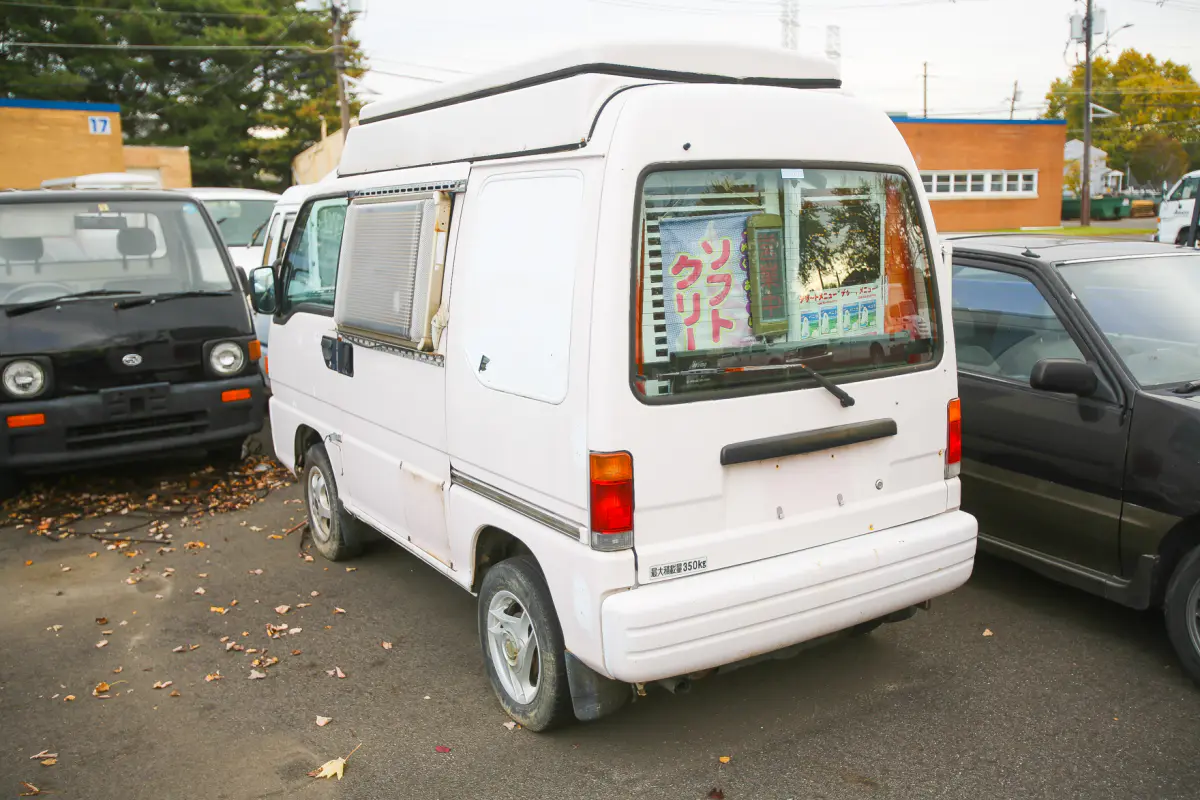 1997 Subaru Sambar Camper, a Kei Truck, for sale at Street Legal Mini Trucks in Philadelphia, PA (photo 7 of 19)