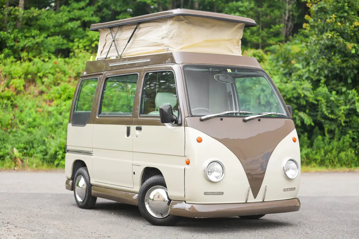 1997 Subaru Sambar Camper, a Kei Van, for sale at Street Legal Mini Trucks in Philadelphia, PA (photo 18 of 20)