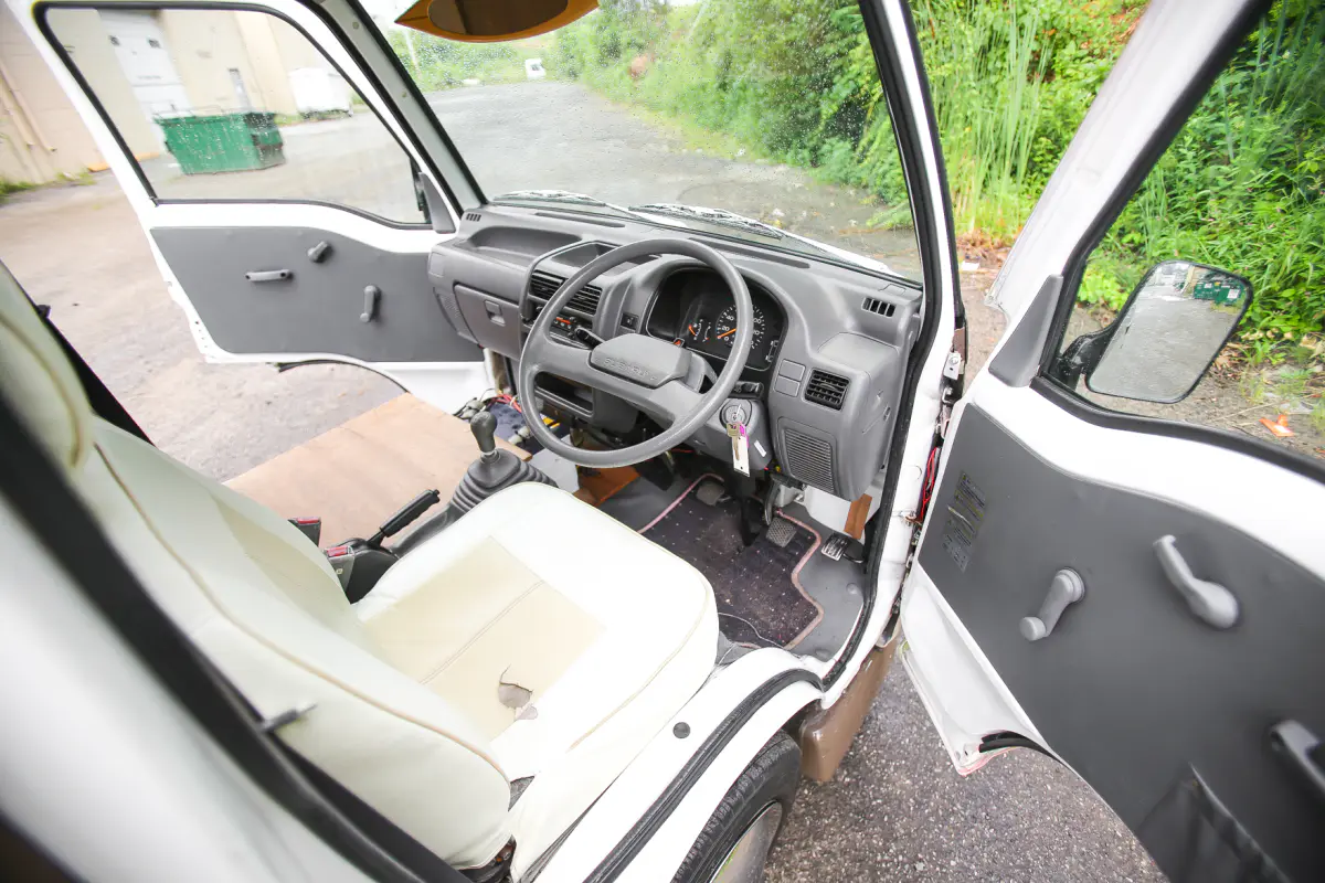 1997 Subaru Sambar Camper, a Kei Van, for sale at Street Legal Mini Trucks in Philadelphia, PA (photo 2 of 20)