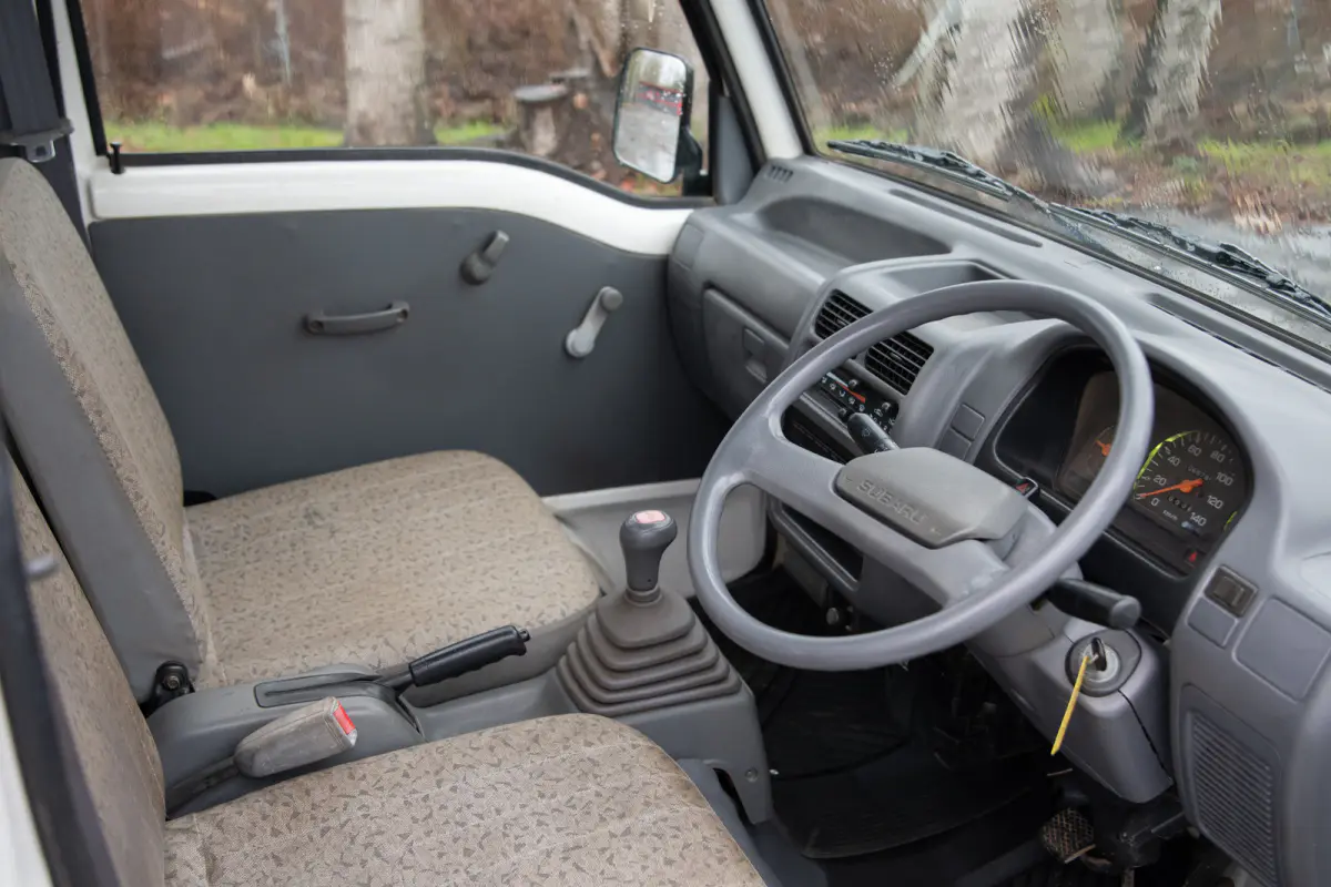 1997 Subaru Sambar HD Dump, a gray Kei Truck, for sale at The Import Guys in Ferndale, WA (photo 9 of 12)