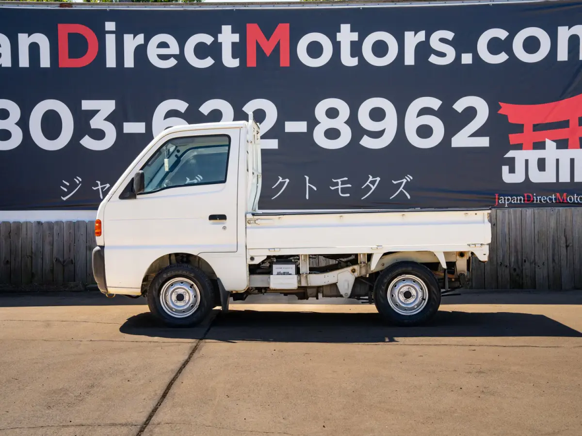 1997 Suzuki Carry 25k Miles, a white Kei Truck, for sale at Japan Direct Motors in Irmo, SC (photo 10 of 13)