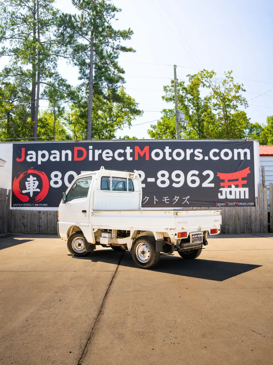 1997 Suzuki Carry 25k Miles, a white Kei Truck, for sale at Japan Direct Motors in Irmo, SC (photo 2 of 13)
