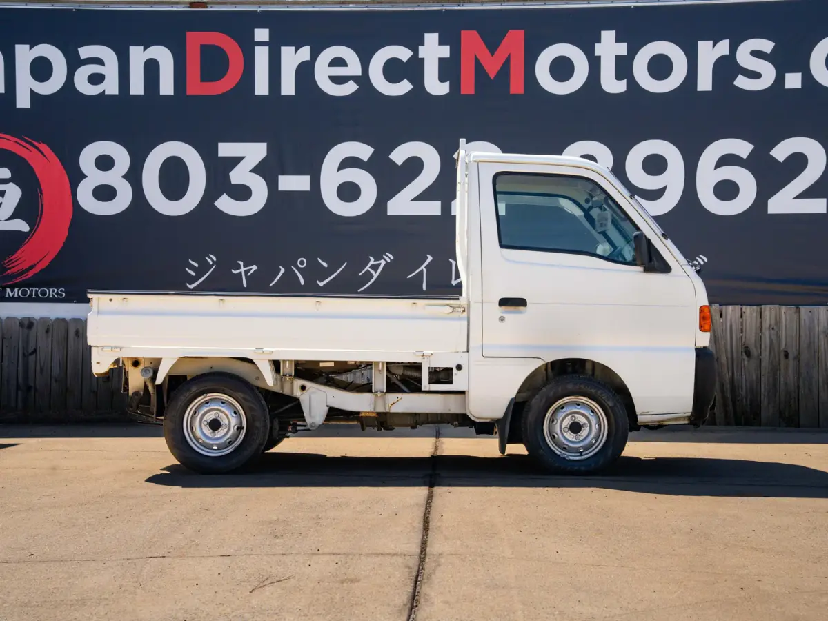 1997 Suzuki Carry 25k Miles, a white Kei Truck, for sale at Japan Direct Motors in Irmo, SC (photo 6 of 13)