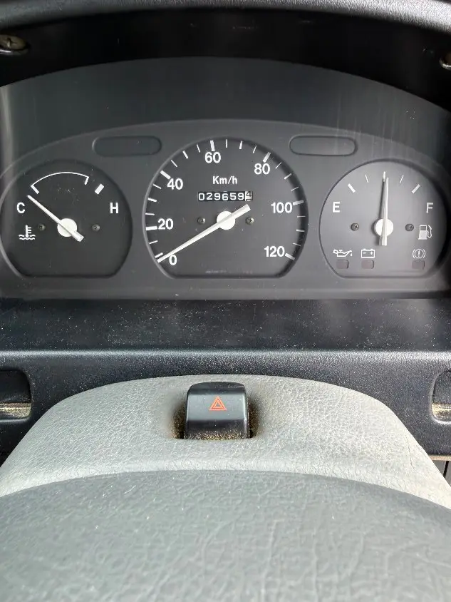 1997 Suzuki Carry 4WD, a white Kei Truck, for sale at Mayberry Mini Trucks in Mount Airy, NC (photo 14 of 18)
