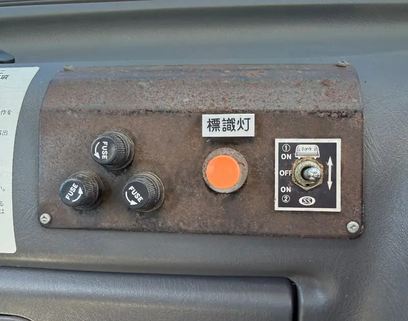 1998 Daihatsu Hijet 4WD, a red Kei Truck, for sale at Mayberry Mini Trucks in Mount Airy, NC (photo 16 of 17)
