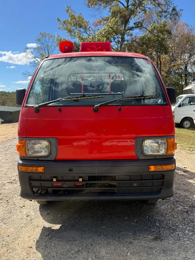 1998 Daihatsu Hijet 4WD, a red Kei Truck, for sale at Mayberry Mini Trucks in Mount Airy, NC (photo 2 of 17)
