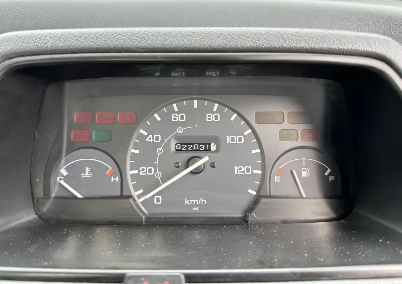 1998 Honda Acty 4WD, a white Kei Truck, for sale at Mayberry Mini Trucks in Mount Airy, NC (photo 13 of 14)